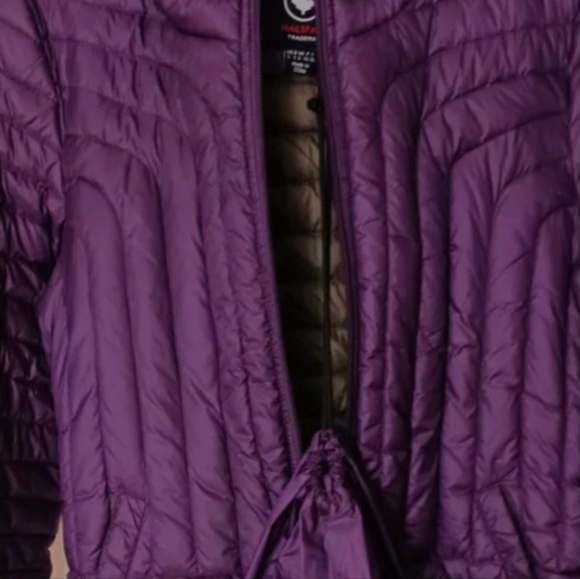 Halifax Traders PURPLE Ultralight Packable/washable Down Jacket Coat Women's L - Picture 6 of 8